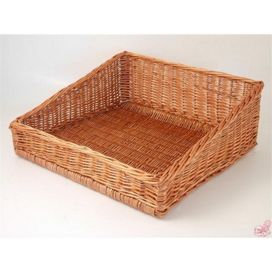 Red Hamper Cesto In Vimini Rosso A Forma Di Cuore - Lavaggio Antico, Medio, Con Maniglia