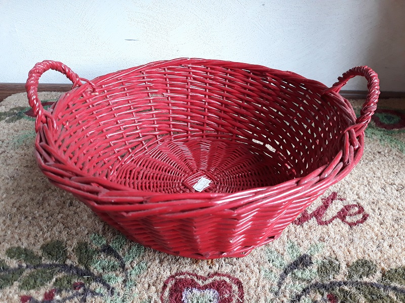 Red Hamper Cestino In Vimini Anticato: Il Fascino Rustico Per Le Tue Piante