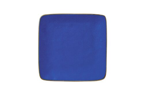 Piattino quadrato colore blue