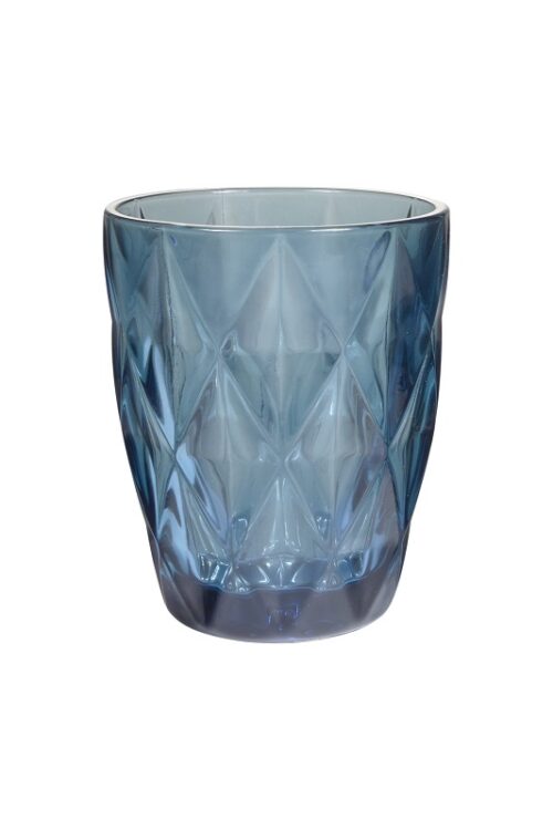 Set 6 bicchieri in vetro blue