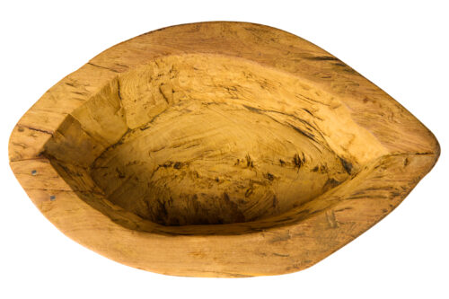 Centrotavola ovale in legno