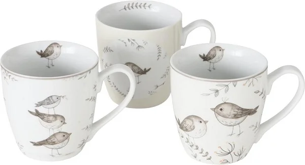Mug uccellini in porcellana