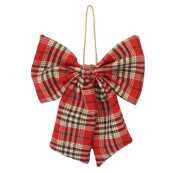 Fiocco in tessuto rosso Fiocco in tessuto rosso