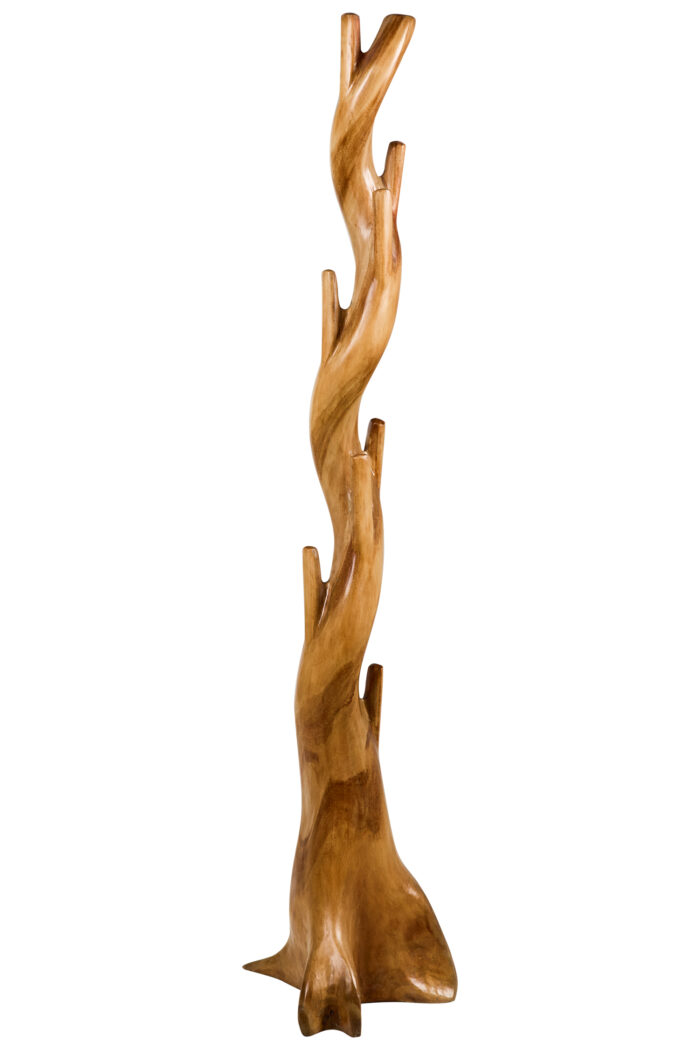 Attaccapanni ramo in legno massello colore naturale