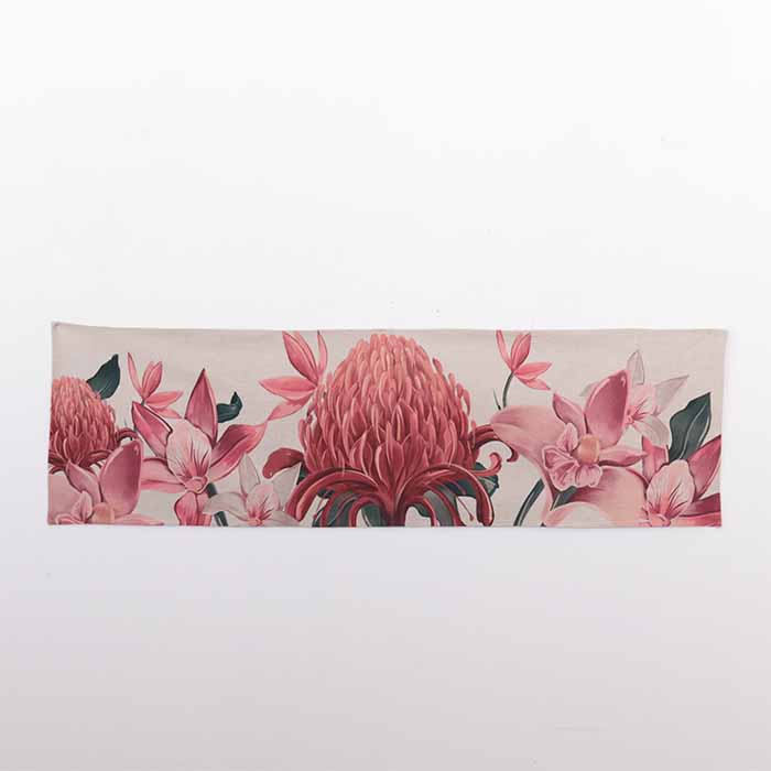 Runner Protea Flower 45x150 cm.