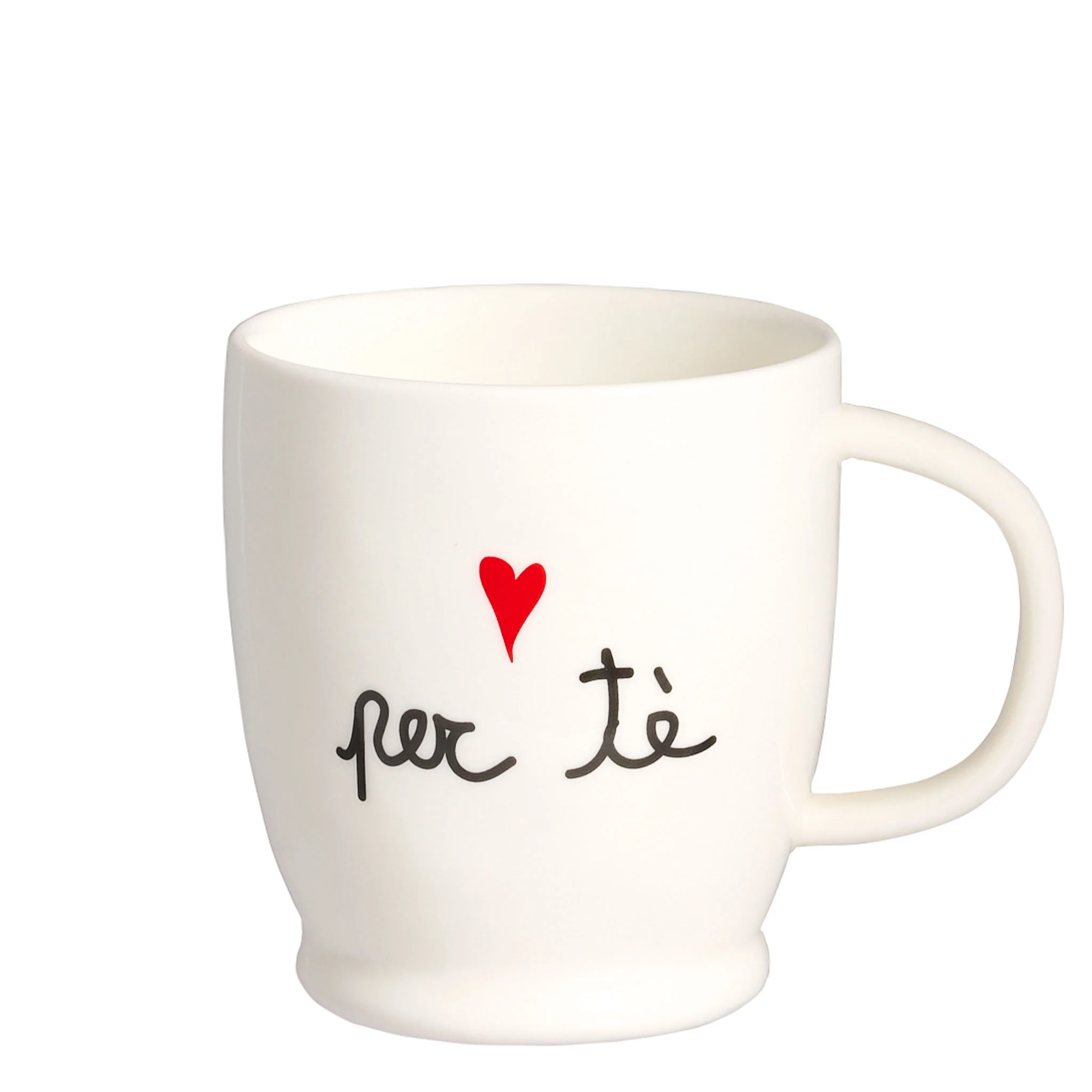 Mug bianca decoro Per tè Mug bianca decoro Per tè