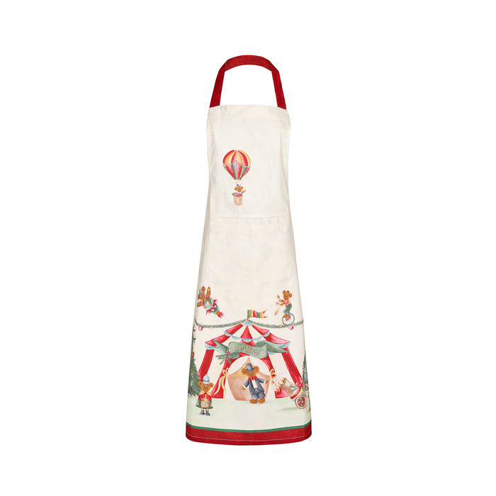 Grembiule in cotone decoro Bear