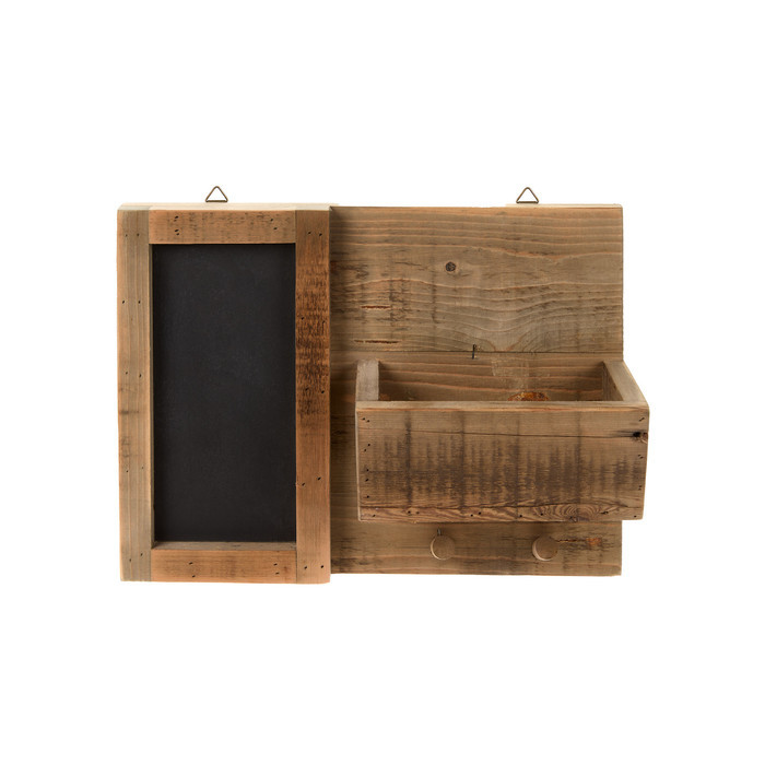 Lavagna in legno con porta oggetti
