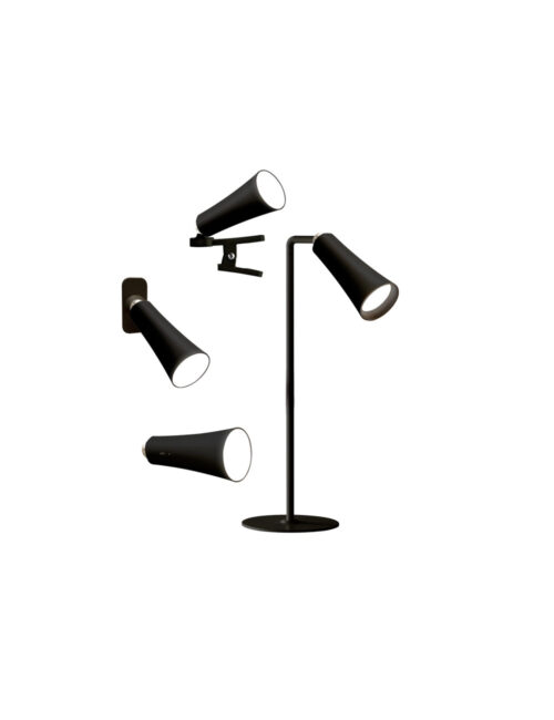Lampada Led Mood 4 in uno in metallo nero
