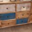 Credenza 2 ante + 6 cassetti in legno di mango
