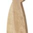 Coniglio in legno naturale