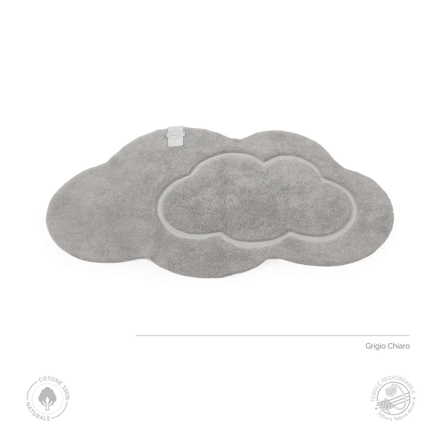 Tappeto soffice nuvola Grigio chiaro Tappeto soffice nuvola Grigio chiaro