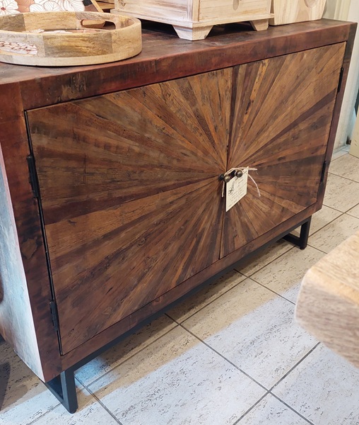Credenza 2 ante in legno di Acacia