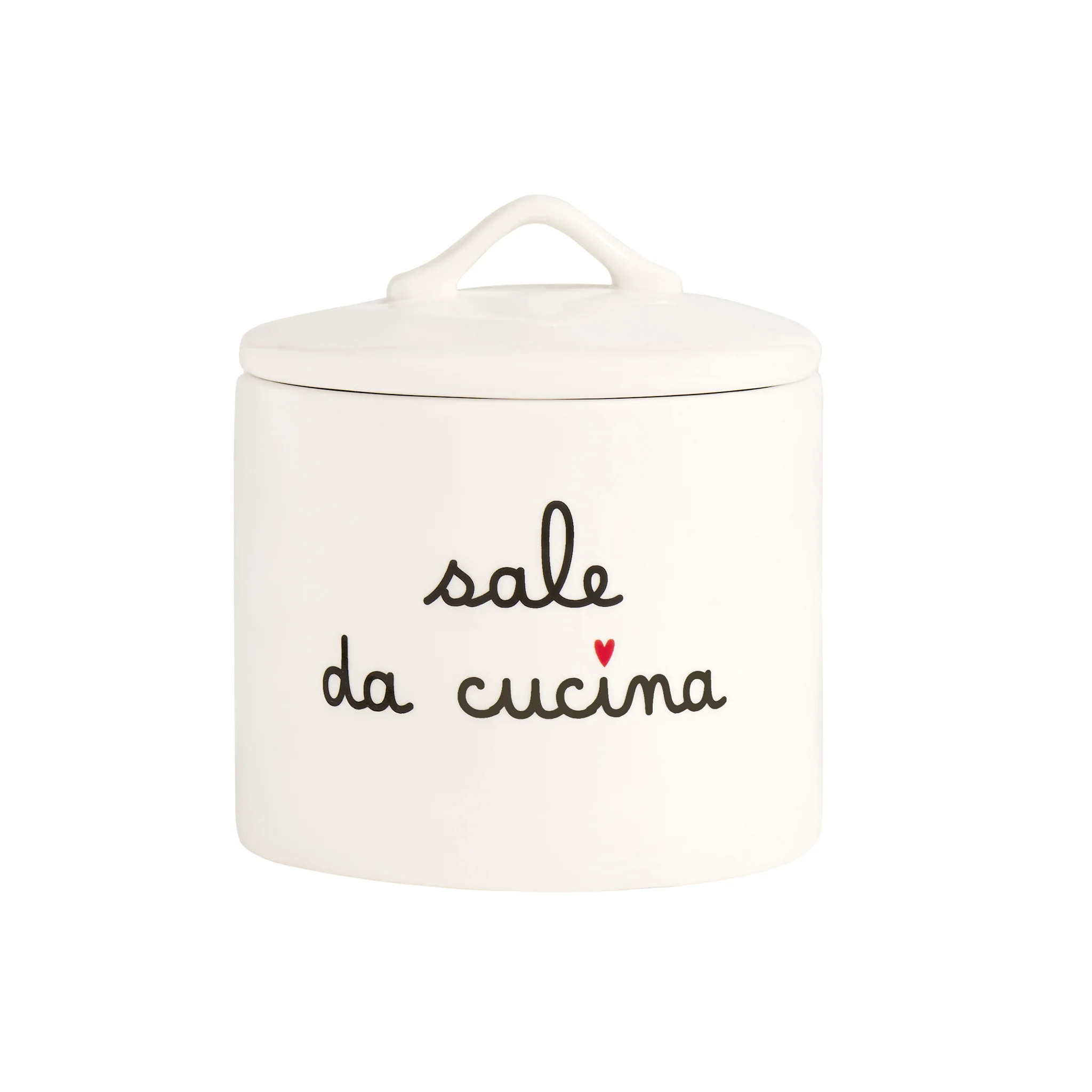 Barattolo in gres decoro Sale da cucina Barattolo in gres decoro Sale da cucina