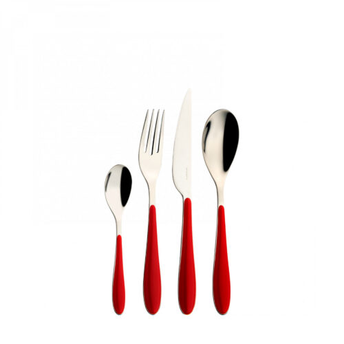 Set Posate colorate Gioia in acciaio Inox