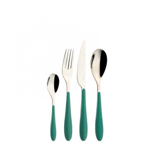 Set Posate colorate Gioia in acciaio Inox