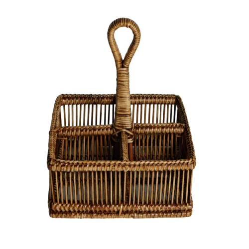 Porta Condimenti Rain in rattan naturale