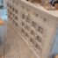 Credenza 4 ante + 4 cassetti  in legno di Acacia sbiancato