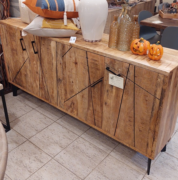 Credenza 4 ante in legno di Acacia