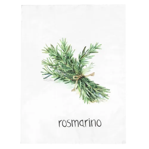 Canovaccio in lino decoro Rosmarino