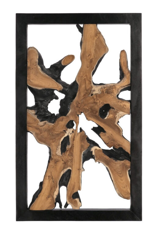 Decorazione da parete in legno di Teak