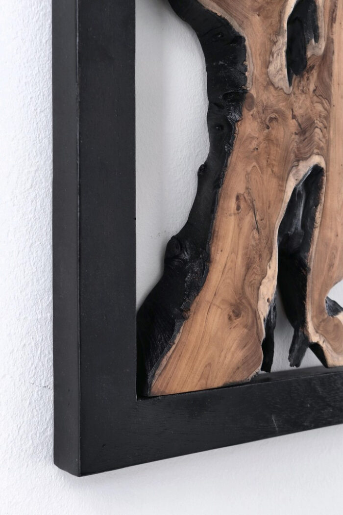 Decorazione da parete in legno di Teak