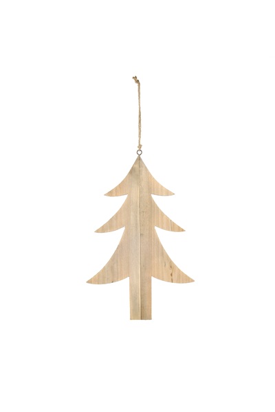 Decorazione abete in legno naturale