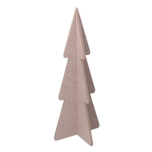 Albero in feltro beige H 58 cm.