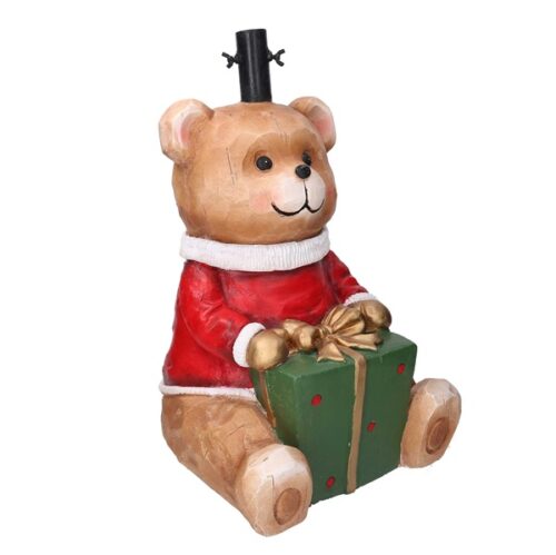 Base albero in resina Orsetto rosso