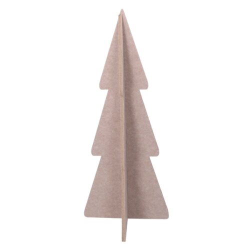 Albero in feltro beige H 120 cm.