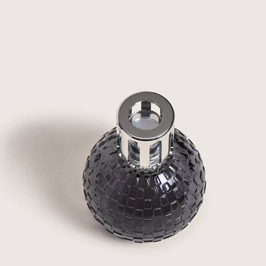 Lampe Berger - Cofanetto DISCO Gris + 250ml Poussière d’Ambre